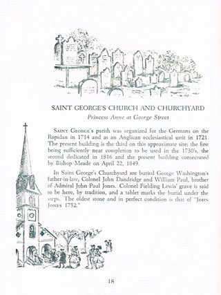 New Guidebook of Fredericksburg, Virginia: