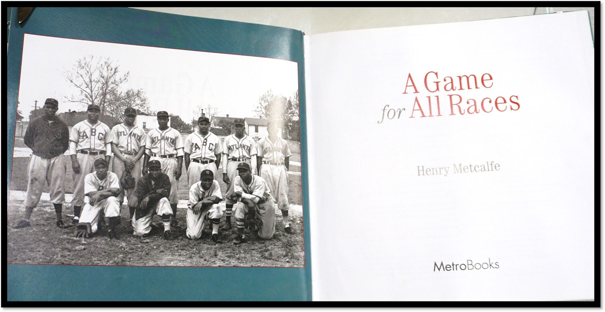 Game for All Races Illustrated History Negro Leagues [Baseball]