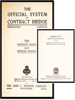 The Official System of Contract Bridge: The Official Book on the Official System