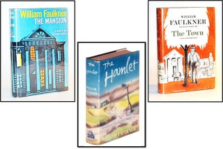 Item #18119 Snopes Trilogy: The Hamlet, The Town, The Mansion [3 Volumes] [First Printings]....