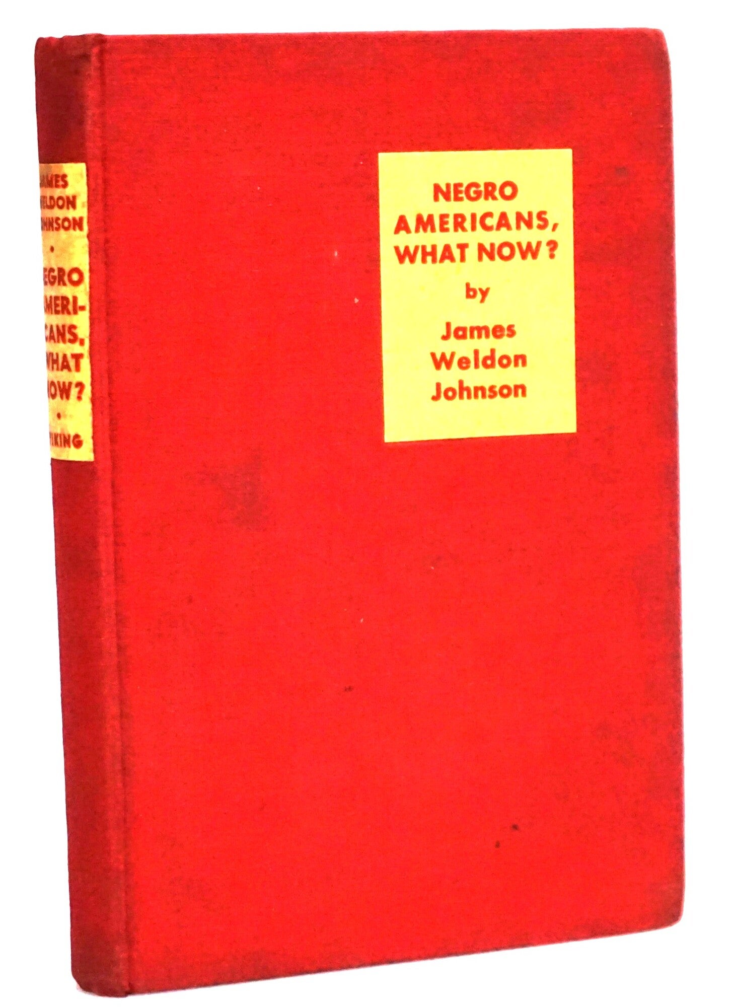 Black Renaissance Book Negro Americans, What Now? Harlem Renaissance | James Weldon Johnson ...