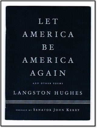 Let America Be America Again: And Other Poems. Langston Hughes.