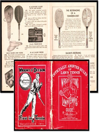 Item #18293 Wright & Ditson Officially Adopted Rules of Lawn Tennis