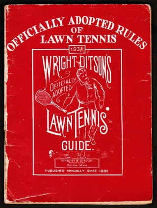 Wright & Ditson Officially Adopted Rules of Lawn Tennis