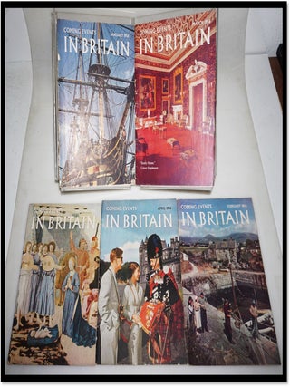 Item #18450 Coming Events in Britain [5 issues from 1956. January; February; March; April; and...
