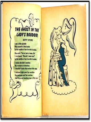 The Ghost in the Lady's Boudoir. Cartoons Stories Laughs