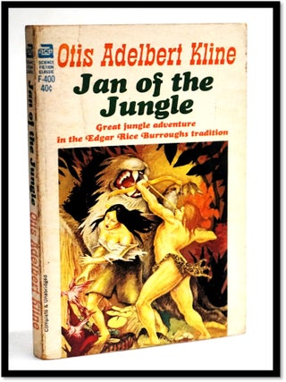 Item #18559 Jan of the Jungle. Otis Adelbert Kline
