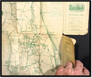 Road Map of Central Florida with Millage Charts to Eustis and Fountain Inn
