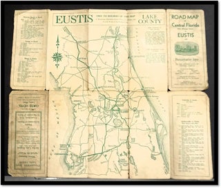 Road Map of Central Florida with Millage Charts to Eustis and Fountain Inn