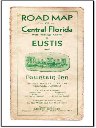 Road Map of Central Florida with Millage Charts to Eustis and Fountain Inn