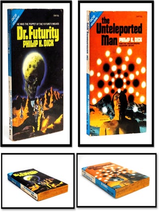 Item #18824 Dr. Futurity / The Unteleported Man (Ace Double). Philip K. Dick