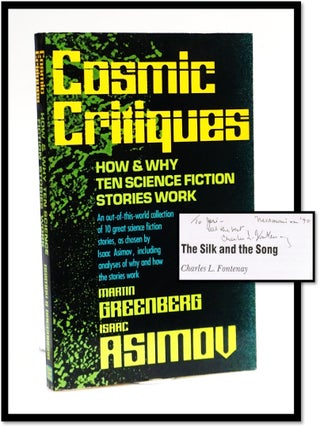 Item #18832 Cosmic Critiques: How and Why Ten Science Fiction Stories Work [Signed by Author...