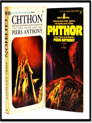 Item #18834 Aton Series #1-2: Chthon & Phthor. Piers Anthony