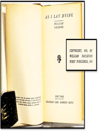 As I Lay Dying [First Edition, Second Printing] [Fine Binding]