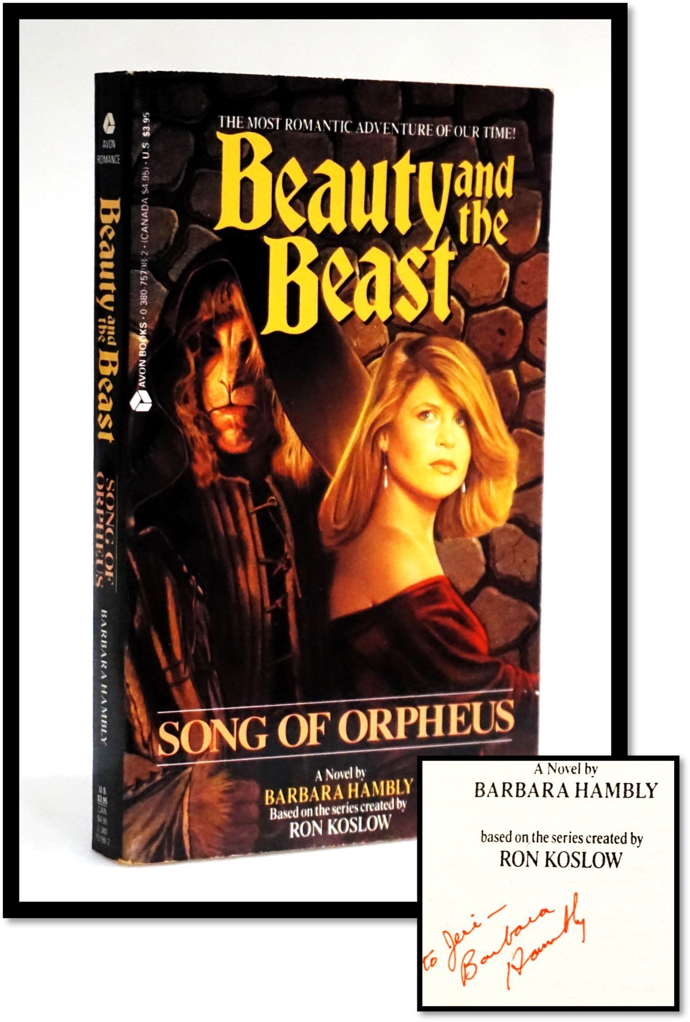 Beauty and the Beast Signed | Barbara Hambly | First Avon Printing 