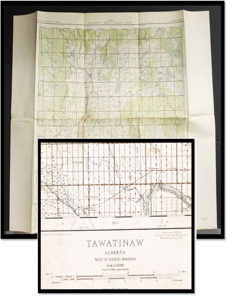 Topographical Map: National Topographic System Sheet 83-I. 1955 ...