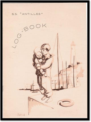 Cruise Log-Book for S. S. Antilles, French Line 1954