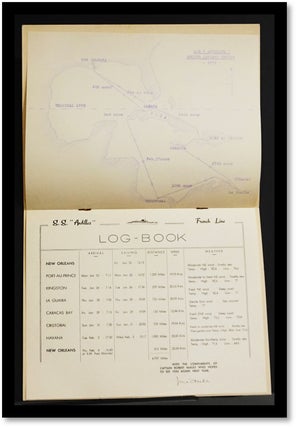 Cruise Log-Book for S. S. Antilles, French Line 1954