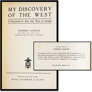 My Discovery of the West: A Discussion of East and West in Canada