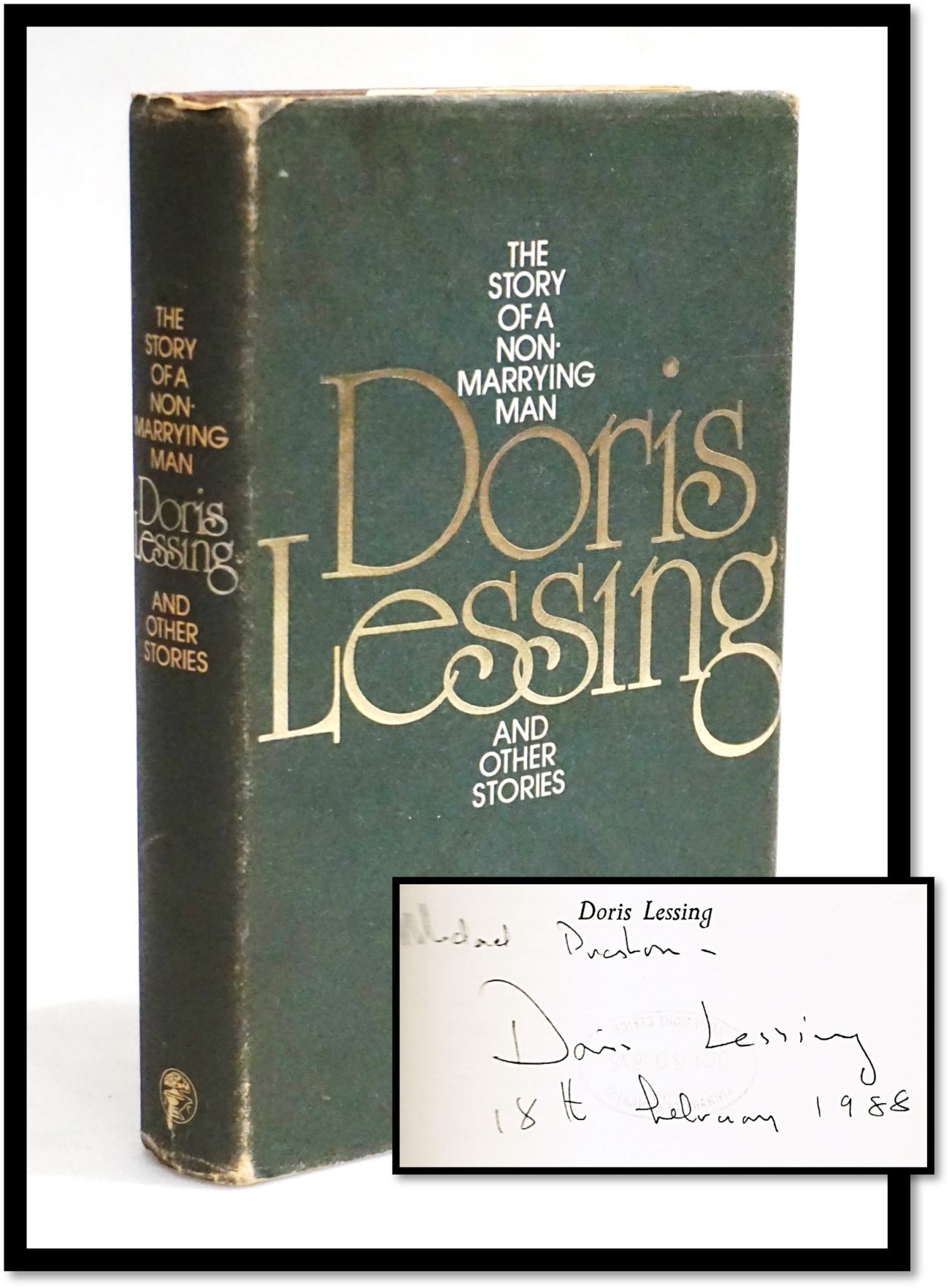 Lessing Books The Story of a Non-Marrying Man and Other Stories Signed | Doris May ...