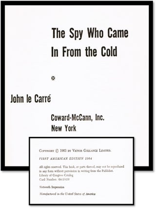 The Spy Who Came In From The Cold [Spy Thriller] [Cold War] [Book to Film]