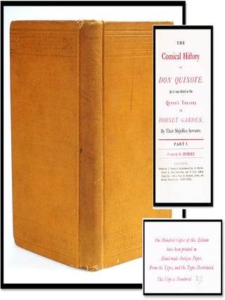 Item #19636 The Comical History of Don Quixote: As it Was Acted at the Queen's Theatre in Dorset...