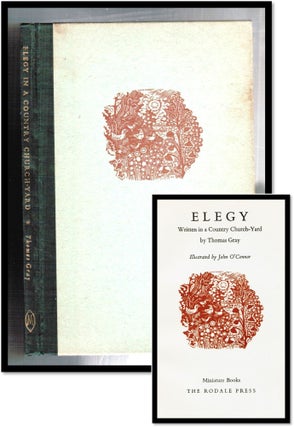 Item #19697 Elegy Written in a Country Church-Yard. Thomas Gray