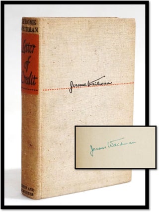 Letter of Credit [Signed. Jerome Weidman.
