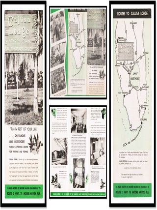 Item #19751 Calusa Hunting and Fishing Lodge c1950s Lake Okeechobee, Florida. Manager R A....