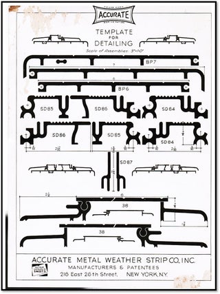 Item #19933 Accurate Template for Detailing - Accurate Metal Weather Strip Co