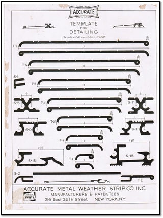 Accurate Template for Detailing - Accurate Metal Weather Strip Co.