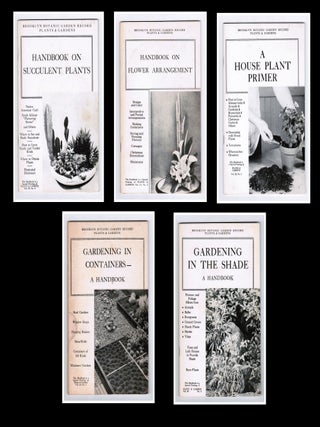 Item #19961 5 Volumes: Brooklyn Botanical Garden Record Plants & Gardens