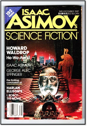 Isaac Asimov's Science Fiction Mid-December 1987 - Signed by Author Joel Haldeman