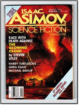 Issac Asimov's Science Fiction January 1992 - Signed by Author Harry Turtledove