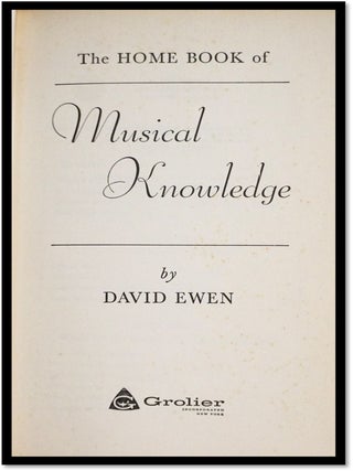 Home Library of Musical Knowledge