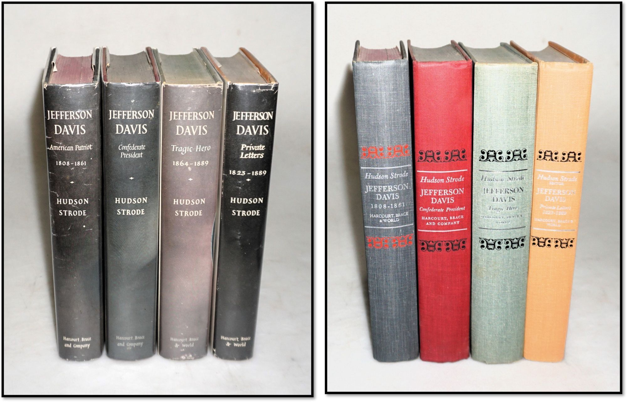 Jefferson Davis 4 Volumes American Patriot; Confederate President