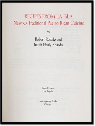 Recipes from La Isla: New & Traditional Puerto Rican Cuisine