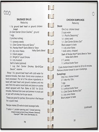 Diet Recipes From Doris' Kitchen