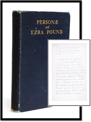 Item #20192 Personae: Collected Poems of Ezra Pound; Including Ripostes, Lustra, Homage to Sextus...
