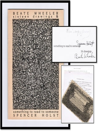 Item #20195 Sixteen Drawing & Something to Read to Someone [Signed Limited Edition of 43 Copy...