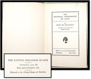 The Natural Philosophy of Love. Translated with a Postscript by Ezra Pound