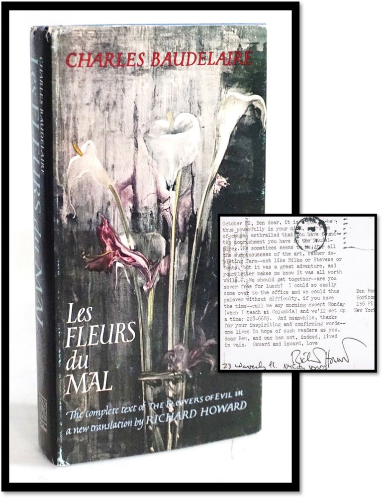 Item #20230 Les Fleurs Du Mal (English and French Edition) [Translator Signed Postcard &ndash; Association Copy]. Baudelaire, Charles.