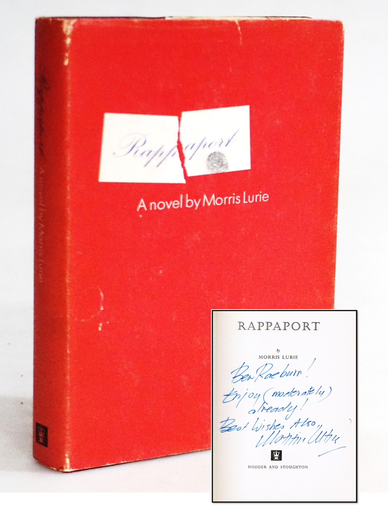 Item #20250 Rappaport [Signed - Association Copy]. Morris Lurie.