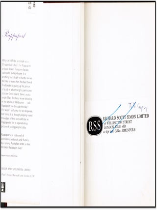 Rappaport [Signed - Association Copy]