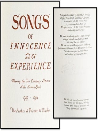 Songs of Innocence and of Experience [18th-Century Romanticism] [Publisher's Limited Edition]