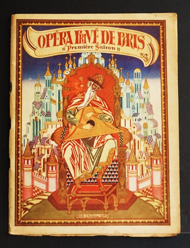 Tsar Saltan [Premi&egrave;re Saison] [Ballets Russes Legacy] [Bilibin Stage Design. 1929 Opera Program Paris.