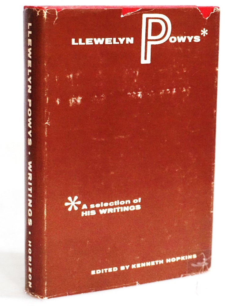 Item #20405 Llewelyn Powys: A Selection of His Writings. Kenneth - Hopkins.