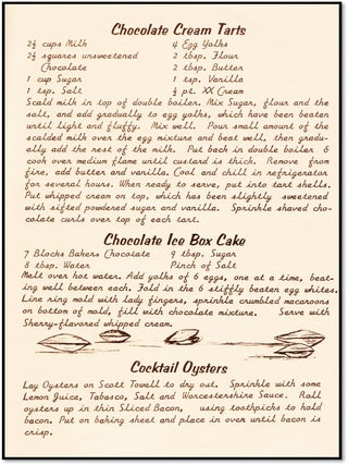 Old Southern Tea Room: Vicksburg Mississippi. A Collection of Favorite Old Recipes