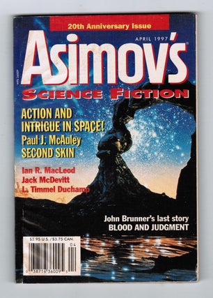 Issac Asimov's Science Fiction April 1997 - Signed by Author Jack McDevitt