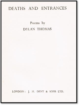 Death and Entrances [Monroe Wheeler's Copy]